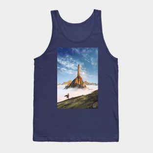 The magic lighthouse in the sky Tank Top